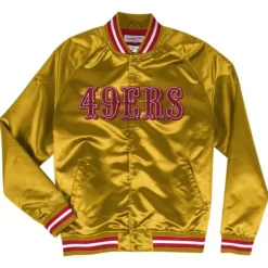 Lightweight Satin Jacket San Francisco 49Ers