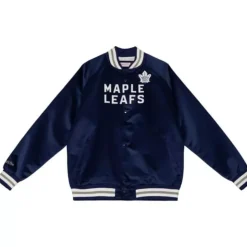 Lightweight Satin Jacket Toronto Maple Leafs