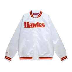 Lightweight Satin Jacket Atlanta Hawks