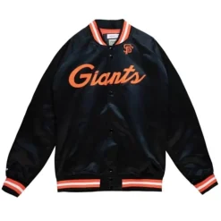 Lightweight Satin Jacket San Francisco Giants