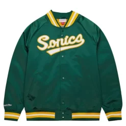 Lightweight Satin Jacket Seattle Supersonics