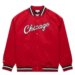 Lightweight Satin Jacket Chicago Bulls