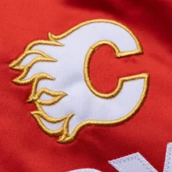 Lightweight Satin Jacket Calgary Flames