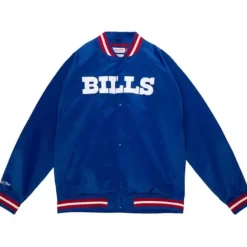 Lightweight Satin Jacket Buffalo Bills