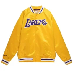Lightweight Satin Jacket Los Angeles Lakers
