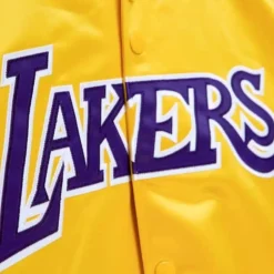 Lightweight Satin Jacket Los Angeles Lakers