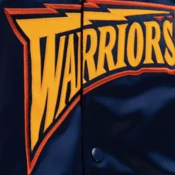 Lightweight Satin Jacket Golden State Warriors
