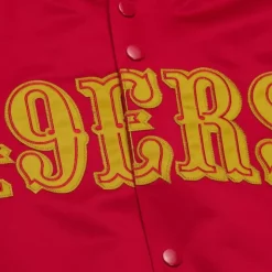 Lightweight Satin Jacket San Francisco 49Ers