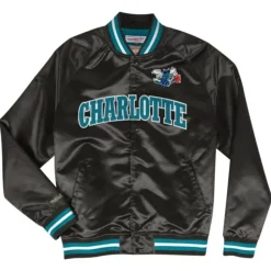 Lightweight Satin Jacket Charlotte Hornets