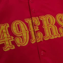 Lightweight Satin Jacket San Francisco 49Ers