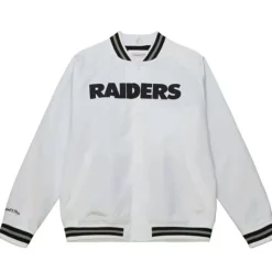 Lightweight Satin Jacket Oakland Raiders
