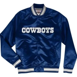 Lightweight Satin Jacket Dallas Cowboys