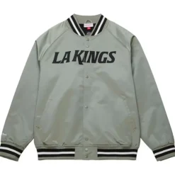 Lightweight Satin Jacket Current Logo Los Angeles Kings