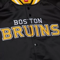 Lightweight Satin Jacket Current Logo Boston Bruins