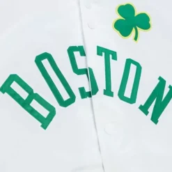 Lighweight Satin Jacket Boston Celtics