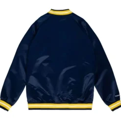 Lighweight Satin Jacket University Of Michigan