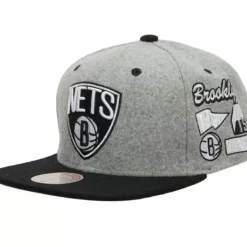 Melton Patch Snapback Brooklyn Nets