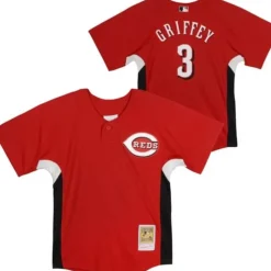 Mesh Bp Jersey Cincinnati Reds Ken Griffey Jr