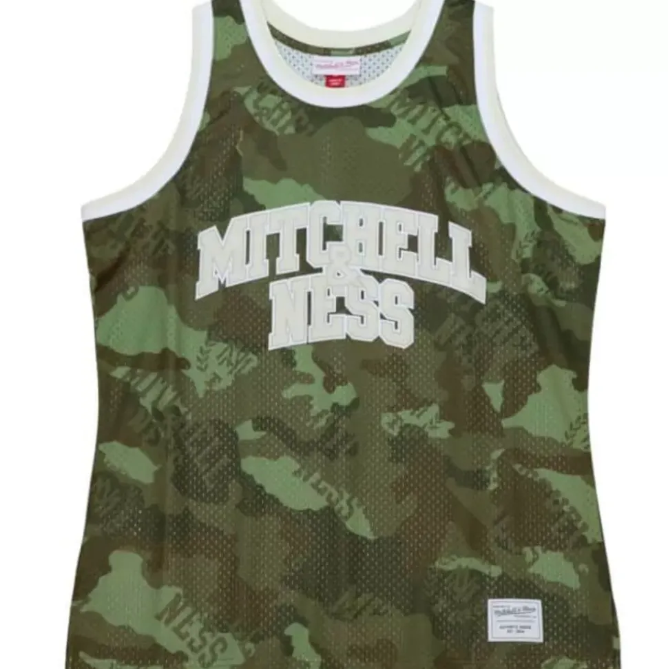 Mitchell & Ness Ghost Green Camo Replica Jersey
