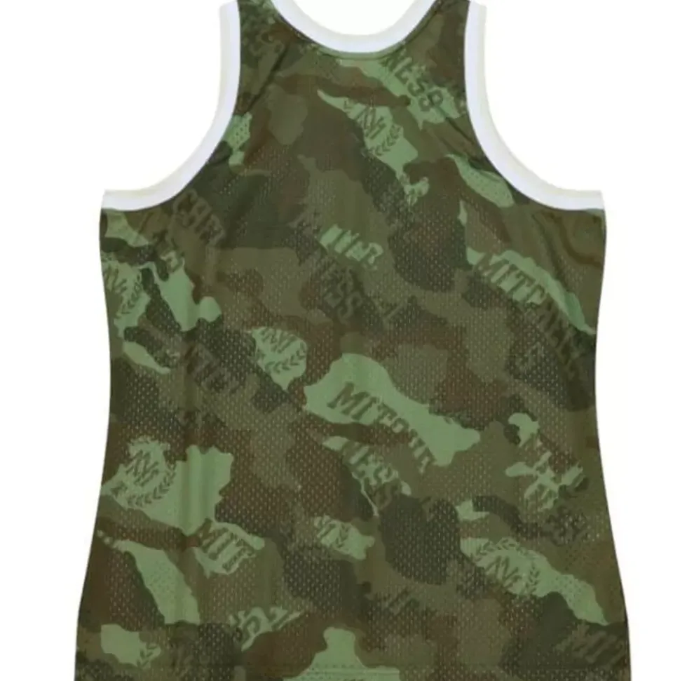 Mitchell & Ness Ghost Green Camo Replica Jersey