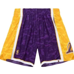 M&N X Bape Los Angeles Lakers Shorts