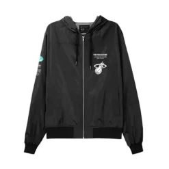 M&N X Br Crew Jacket Miami Heat