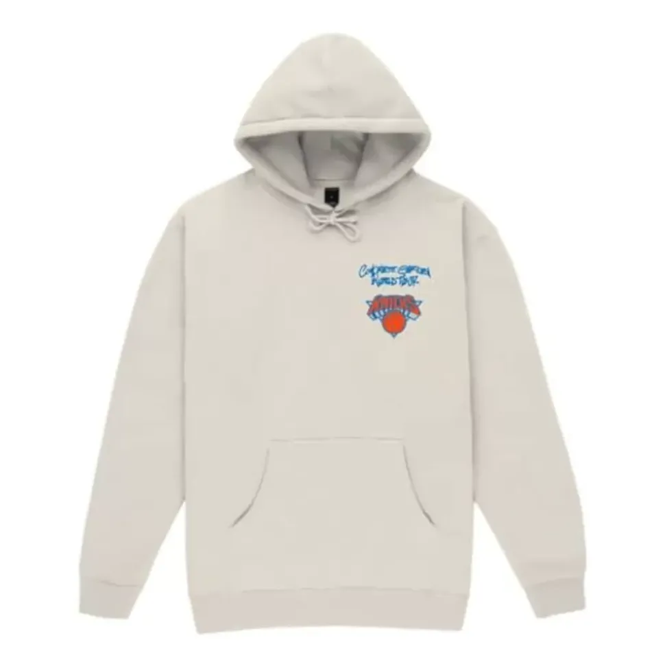 M&N X Br World Tour Crew Hoodie New York Knicks