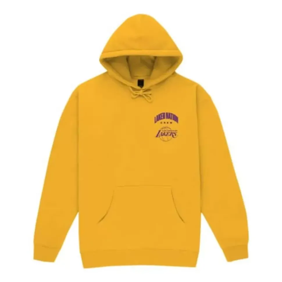M&N X Br World Tour Crew Hoodie Los Angeles Lakers