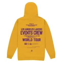 M&N X Br World Tour Crew Hoodie Los Angeles Lakers