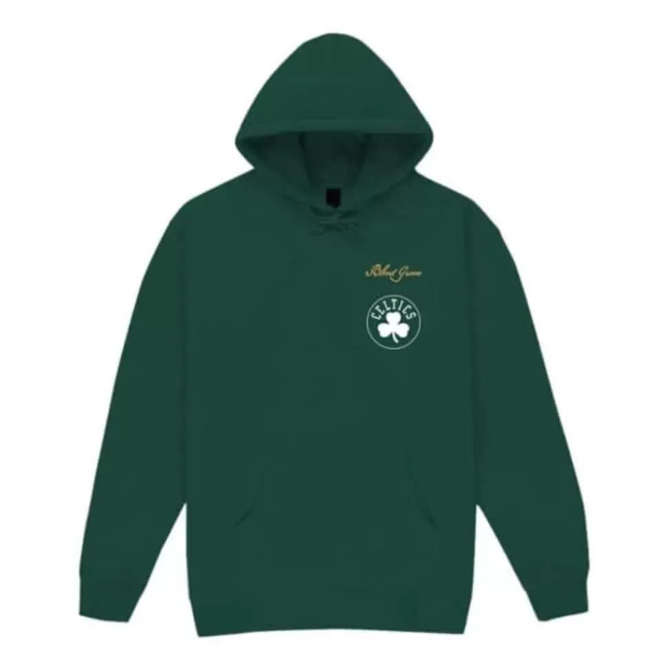 M&N X Br World Tour Crew Hoodie Boston Celtics