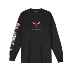 M&N X Br World Tour Long Sleeve Chicago Bulls