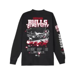 M&N X Br World Tour Long Sleeve Chicago Bulls