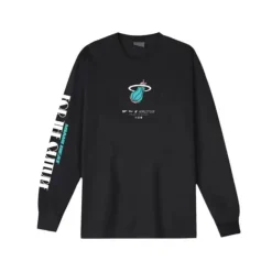 M&N X Br World Tour Long Sleeve Miami Heat
