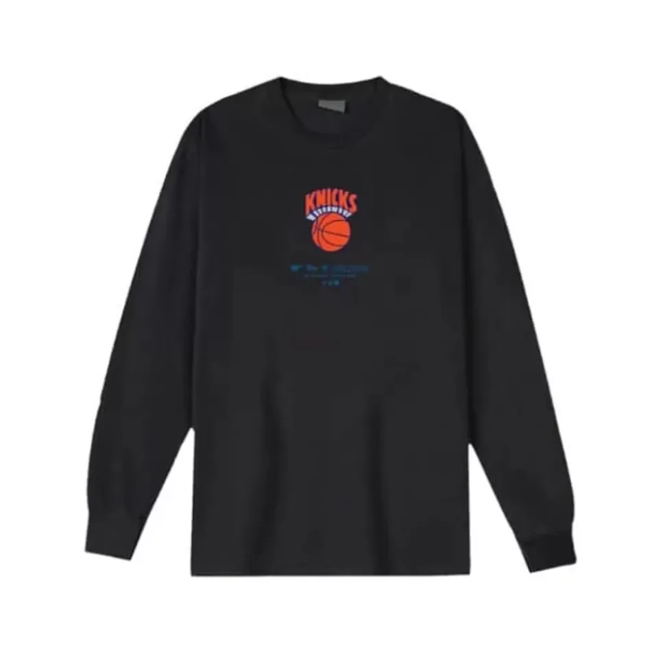 M&N X Br World Tour Long Sleeve New York Knicks