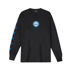 M&N X Br World Tour Long Sleeve Philadelphia 76Ers