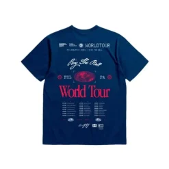 M&N X Br World Tour T-Shirt Philadelphia 76Ers