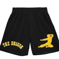 M&N X Bruce Lee The Dragon Shorts