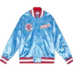 M&N X Dj Screw Lt Satin Jacket