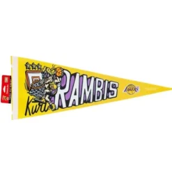 M&N X Glco Los Angeles Lakers Pennant Kurt Rambis