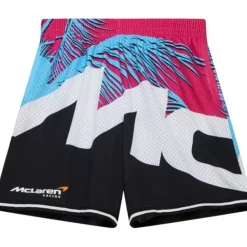 M&N X Mclaren Miami Grand Prix Sublimated Mesh Shorts