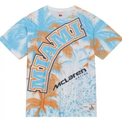 M&N X Mclaren Miami Grand Prix Team Burst Sublimated Tee