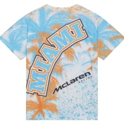 M&N X Mclaren Miami Grand Prix Team Burst Sublimated Tee