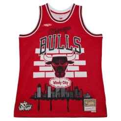 M&N X Nba X Tats Cru Jersey Chicago Bulls