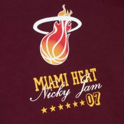 M&N X Nicky Jam Miami Heat Shirt