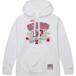 M&N X Tats Cru Brick Hoodie Philadelphia 76Ers
