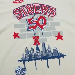 M&N X Tats Cru City Tee Philadelphia 76Ers