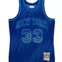 Monochrome Swingman Patrick Ewing New York Knicks 1991-92 Jersey