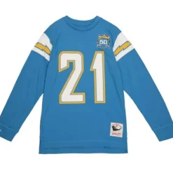 Name & Number Long Sleeve Tee San Diego Chargers 2009 Ladainian Tomlinson