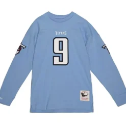 Name & Number Long Sleeve Tee Tennessee Titans 1999 Steve Mcnair