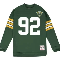 Name & Number Longsleeve Green Bay Packers Reggie White